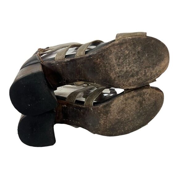 Freebird by Steven Raven Gladiator Sandals Shoes Women's Size 9 Gray Brown - Picture 6 of 8